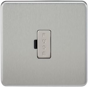 Picture of UNSWITCHED SPUR  SCREWLESS FLAT PLATE
BRUSHED CHROME