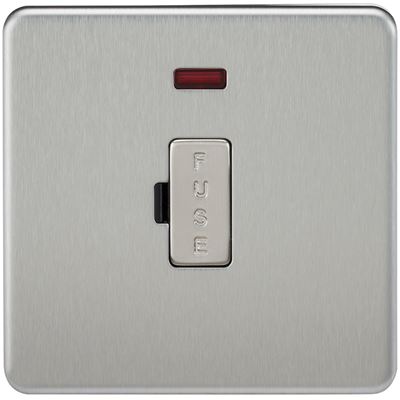 Picture of UNSWITCHED SPUR  C/W NEON SCREWLESS  PLATE
BRUSHED CHROME