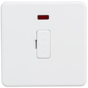 Picture of UNSWITCHED SPUR  C/W NEON SCREWLESS  PLATE
MATT WHITE