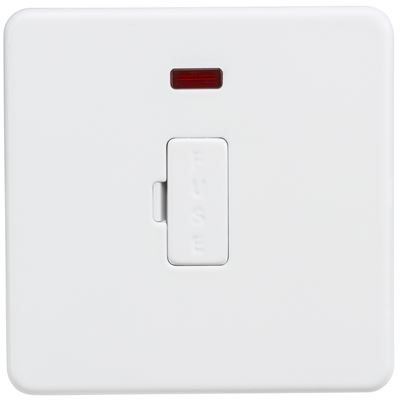 Picture of UNSWITCHED SPUR  C/W NEON SCREWLESS  PLATE
MATT WHITE