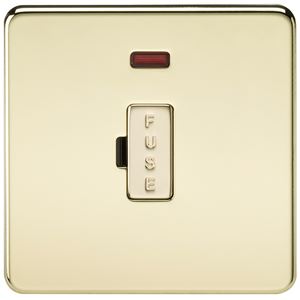 Picture of UNSWITCHED SPUR  C/W NEON SCREWLESS  PLATE
POLISHED BRASS