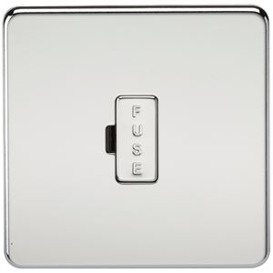 Picture of UNSWITCHED SPUR  SCREWLESS FLAT PLATE
POLISHED CHROME