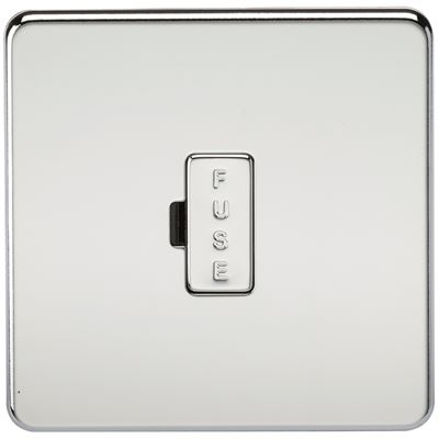 Picture of UNSWITCHED SPUR  SCREWLESS FLAT PLATE
POLISHED CHROME