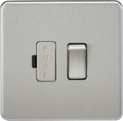 Picture of SWITCHED SPUR   SCREWLESS  PLATE
BRUSHED CHROME