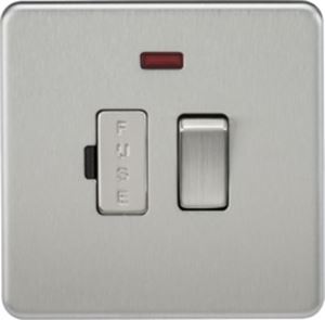 Picture of SWITCHED SPUR C/W NEON  SCREWLESS  PLATE
BRUSHED CHROME