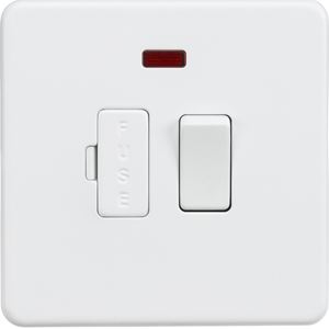 Picture of SWITCHED SPUR C/W NEON  SCREWLESS  PLATE
MATT WHITE