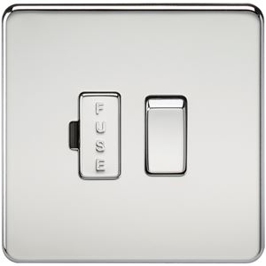 Picture of SWITCHED SPUR   SCREWLESS  PLATE
POLISHED CHROME