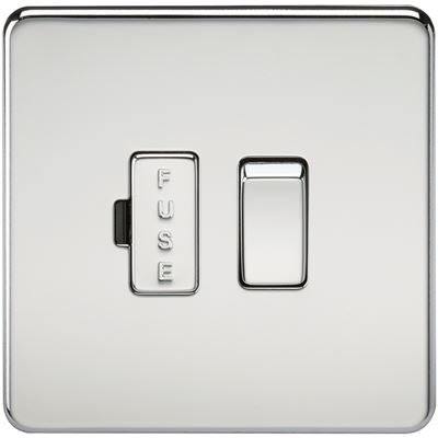Picture of SWITCHED SPUR   SCREWLESS  PLATE
POLISHED CHROME