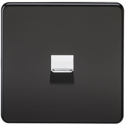 Picture of 1 GANG BT MASTER SCREWLESS FLAT PLATE
MATT BLACK