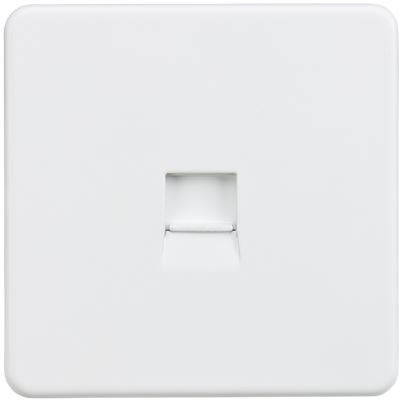 Picture of 1 GANG BT MASTER SCREWLESS FLAT PLATE
MATT WHITE