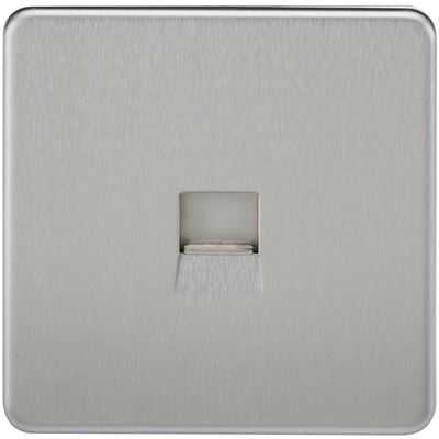 Picture of 1 GANG BT SLAVE SCREWLESS FLAT PLATE
BRUSHED CHROME