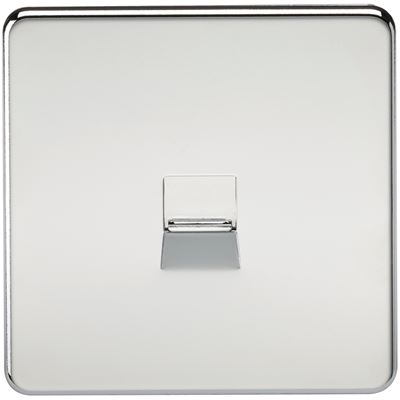 Picture of 1 GANG BT SLAVE SCREWLESS FLAT PLATE
POLISHED CHROME