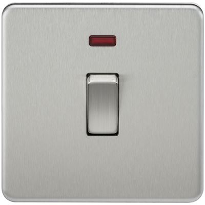Picture of 20A DP  SWITCH  C/W NEON SCREWLESS FLAT PLATE
BRUSHED CHROME