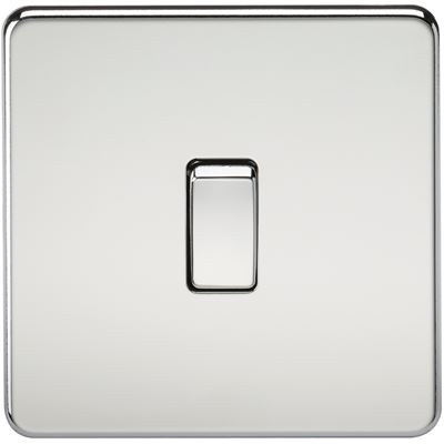 Picture of 20A DP  SWITCH  SCREWLESS FLAT PLATE
POLISHED CHROME