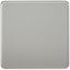 Picture of 1 GANG BLANK PLATE  SCREWLESS FLAT PLATE
BRUSHED CHROME