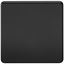 Picture of 1 GANG BLANK PLATE  SCREWLESS FLAT PLATE
MATT BLACK