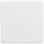 Picture of 1 GANG BLANK PLATE  SCREWLESS FLAT PLATE
MATT WHITE