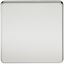 Picture of 1 GANG BLANK PLATE  SCREWLESS FLAT PLATE
POLISHED CHROME