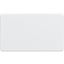 Picture of 2 GANG BLANK PLATE  FLAT PLATE
MATT WHITE