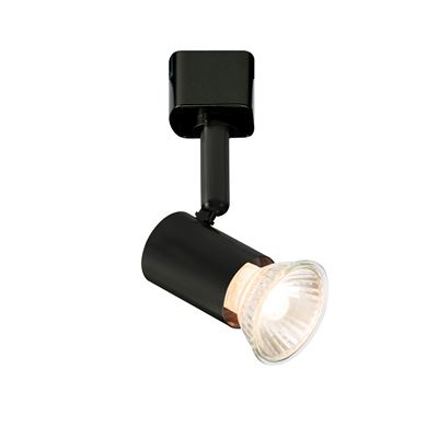 Picture of BLACK ROUND GU10 TRACK SPOT LIGHT
MAINS TRACK