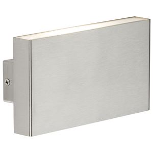 Picture of INDOOR/OUTDOOR WALL LIGHT METAL 2 X 8W LEDBRUSHED CHROME 450LUMEN 3000KKNIGHTSBRIDGE