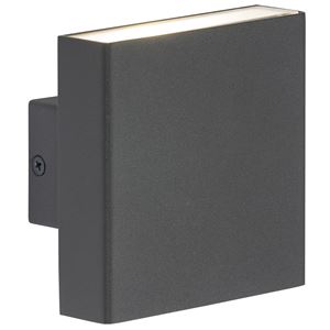 Picture of INDOOR/OUTDOOR WALL LIGHT METAL 2 X 4W LEDANTHRACITE 450LUMEN 3000KKNIGHTSBRIDGE