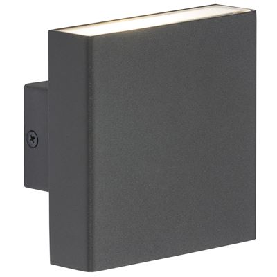 Picture of INDOOR/OUTDOOR WALL LIGHT METAL 2 X 4W LEDANTHRACITE 450LUMEN 3000KKNIGHTSBRIDGE