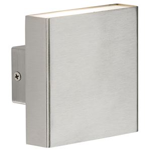 Picture of INDOOR/OUTDOOR WALL LIGHT METAL 2 X 4W LEDBRUSHED CHROME 450LUMEN 3000KKNIGHTSBRIDGE