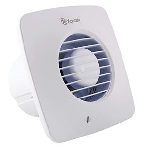 Picture of SILENT HUMIDITY TIMER FAN SQUARE XPELAIR 22/34 DB @ 3 MTR