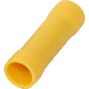 Picture of YELLOW Splice 6mm pk50Butt crimp