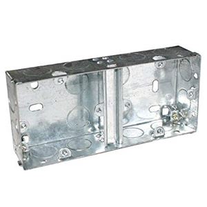 Picture of Dual 35mm Metal Socket Box