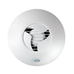 Picture of Toilet/bath room fan. low voltage  4"
Unique iris shutter; prevents back draughts
operates silently.
72683701