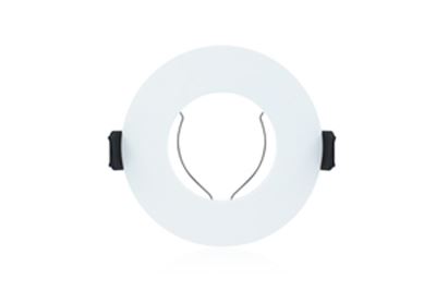 Picture of EVOFIRE FIRE RATED DOWNLIGHT 70MM CUTOUT IP65 WHITE ROUND +GU10 HOLDER INTEGRAL
