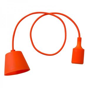 Picture of 19552DESIGNER SILICONE ORANGE E27 PENDANT