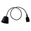 Picture of 19555DESIGNER SILICONE BLACK E27 PENDANT