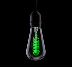 Picture of 4W GREEN LED FUNKY FILAMENT 110V - 240V
NON DIMMABLE SUITABLE FOR EXTERNAL USE