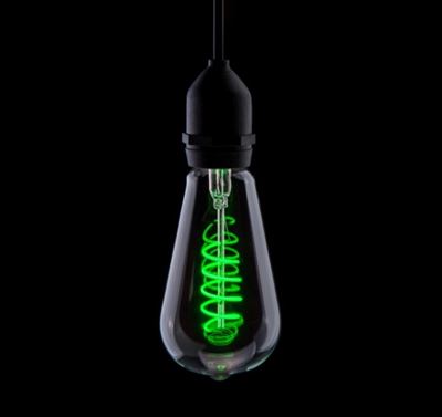 Picture of 4W GREEN LED FUNKY FILAMENT 110V - 240V
NON DIMMABLE SUITABLE FOR EXTERNAL USE