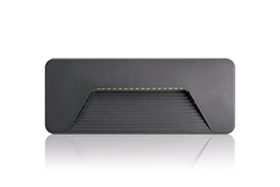 Picture of PATHLUX BRICK IP65 3W 3000K 150LUM
DARK GREY 210 X 30 X 85
OUTDOOR FITTING INTEGRAL