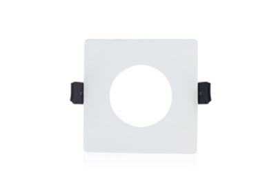 Picture of EVOFIRE FIRE RATED DOWNLIGHT 70MM CUTOUT IP65 WHITE SQUARE +GU10 HOLDER INTEGRAL