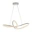 Picture of PARADOX MATT WHITE & WHITE ACRYLIC LED PENDANT 
ENDON 2400LM WARM WHITE 31W
H:250-1330MM W:600MM D:250MM