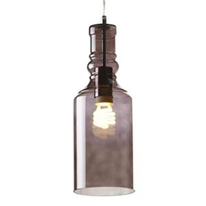 Picture of SMOKE GLASS & CHROME BOTTLE PENDANT
ENDON