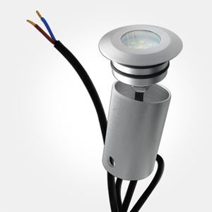 Picture of 2W LED DECK LIGHT NO DRIVER REQUIREDC/W COLOUR FILTERS RED/BLUE/GREEN55MM OVERALL CUT OUT 45MM