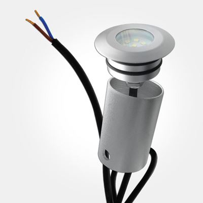 Picture of 2W LED DECK LIGHT NO DRIVER REQUIREDC/W COLOUR FILTERS RED/BLUE/GREEN55MM OVERALL CUT OUT 45MM