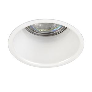 Picture of PEAKE 50W GU10 ANTI GLARE DOWNLIGHT WHITE
84MM DIA  75MM CUT OUT  150MM VOID
SAXBY