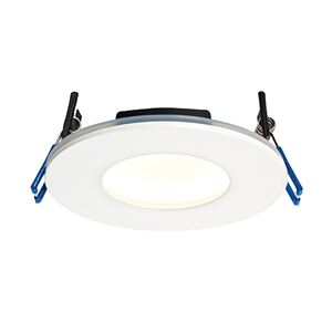 Picture of ORBITAL 9W IP65 DIMMABLE LED DOWNLIGHT
MATT WHITE/WARM WHITE 3000K 760LM
94MM CUT OUT OVERALL DIA 110MM