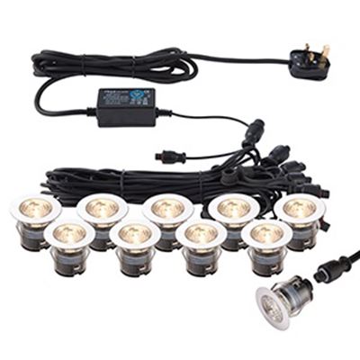 Picture of IKON PRO CCT 35MM KIT 10 IP67 0.75W
3000K-4000K 280LUM COLOUR ADJUSTABLE BY
TURNING THE HEADS
SAXBY