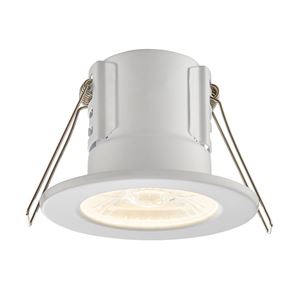 Picture of ShieldECO 8.5W DIMMABLE LED FTG MATT WHITE
WARM WHITE 750LM IP65 57mm CUT OUT