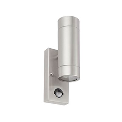 Picture of PALIN 2LT FIXED SPOT WALL IP44  STAINLESS STEEL C/W PIR
saxby