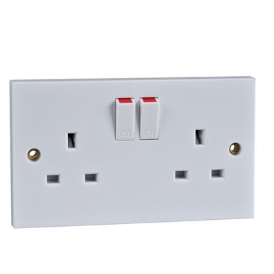 Picture of 2gang Socket SwitchedGSKTSW2G2