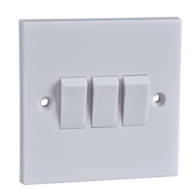 Picture of Switch 3gang 2way 5ampGSW3G2W